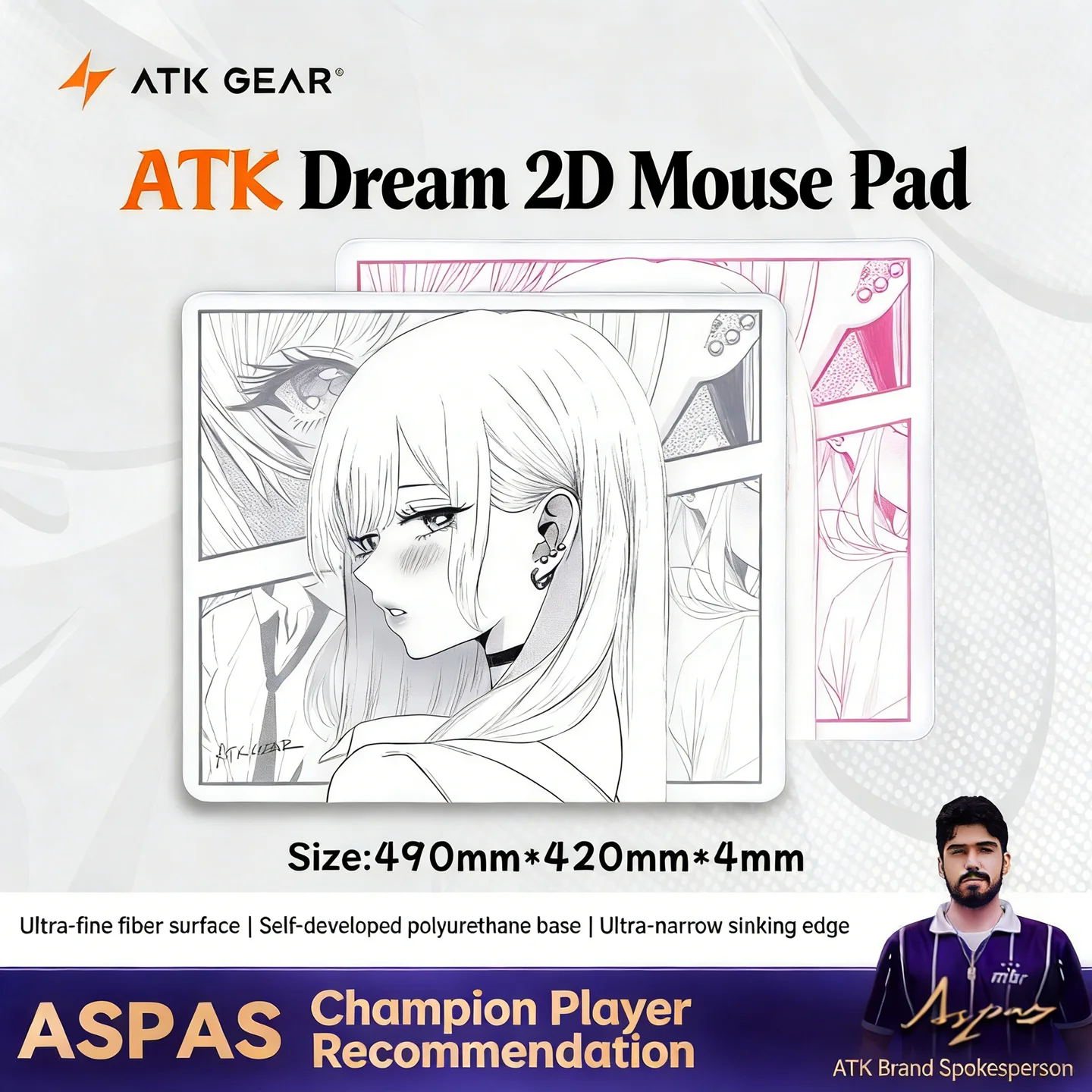 ATK Dream Anime Style Mouse Pa - огляд і ціна Fps Gaming Mouse
