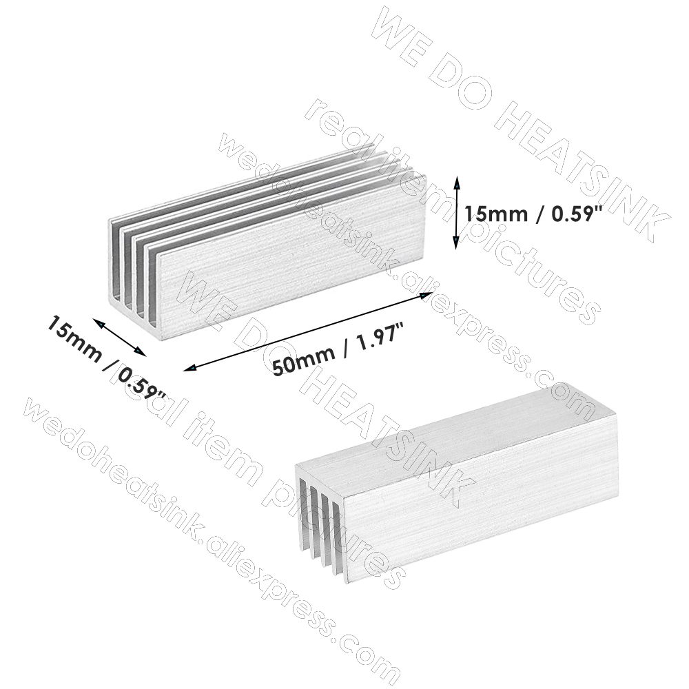 WE DO HEATSINK 50x15x15mm With - огляд і ціна M.2 Ssd Heatsink