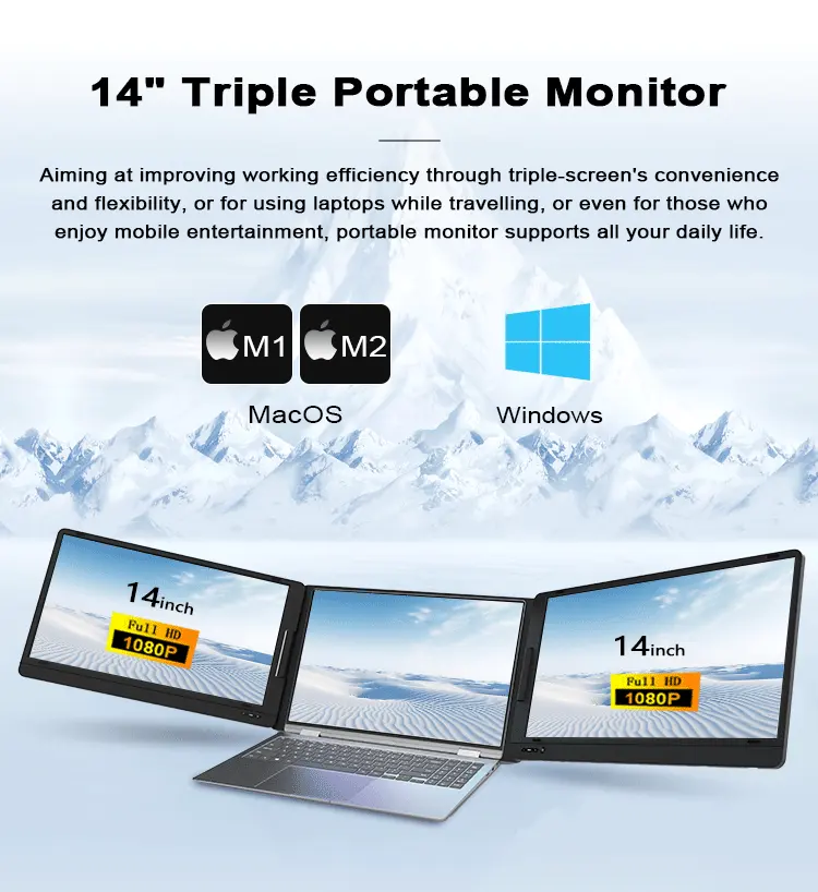 Professional Triple Portable M - огляд і ціна Monitor Stand