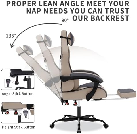 Gaming Chair with Massage,Ergo - огляд і ціна Pc Gaming Gaming