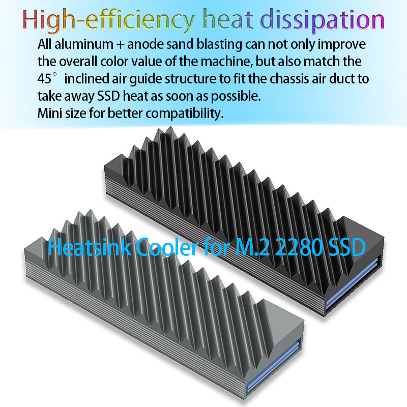 M.2 SSD NVMe Heat Sink M2 2280 - огляд і ціна M.2 Ssd Heatsink