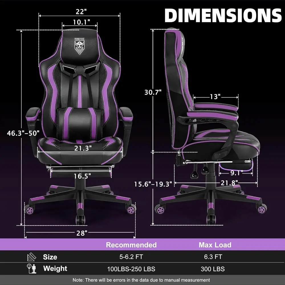 Ergonomic Reclining Gaming Cha - огляд і ціна Pc Gaming Gaming