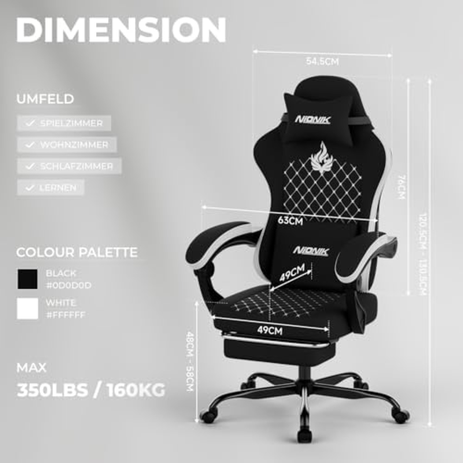 Gaming Chair with Massage,Ergo - огляд і ціна Pc Gaming Gaming