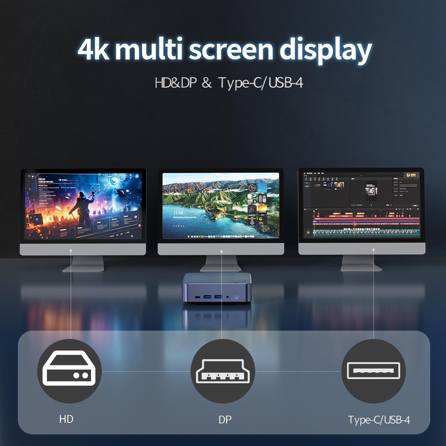 Mini PC Computer i5-1340P WIFI - огляд і ціна Pc Gaming I5