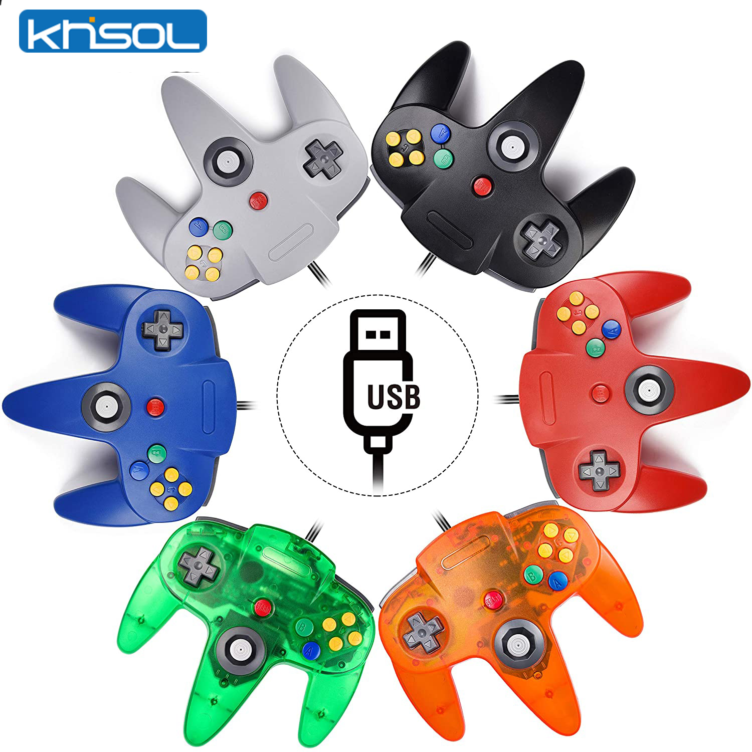 N64 Controller Classic USB Wir - огляд і ціна Pc Gaming Emulator