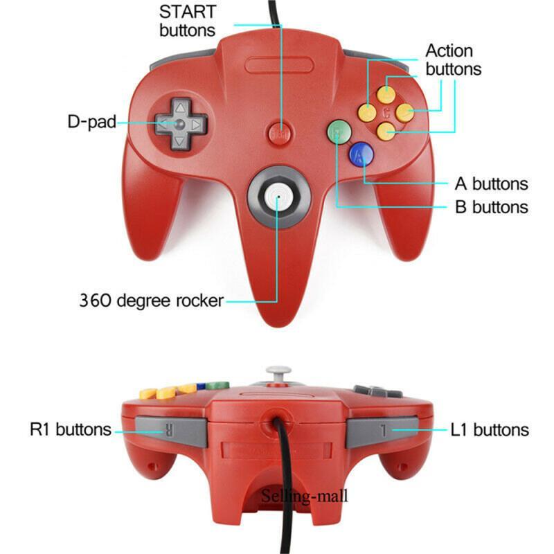 N64 Controller Classic USB Wir - огляд і ціна Pc Gaming Emulator