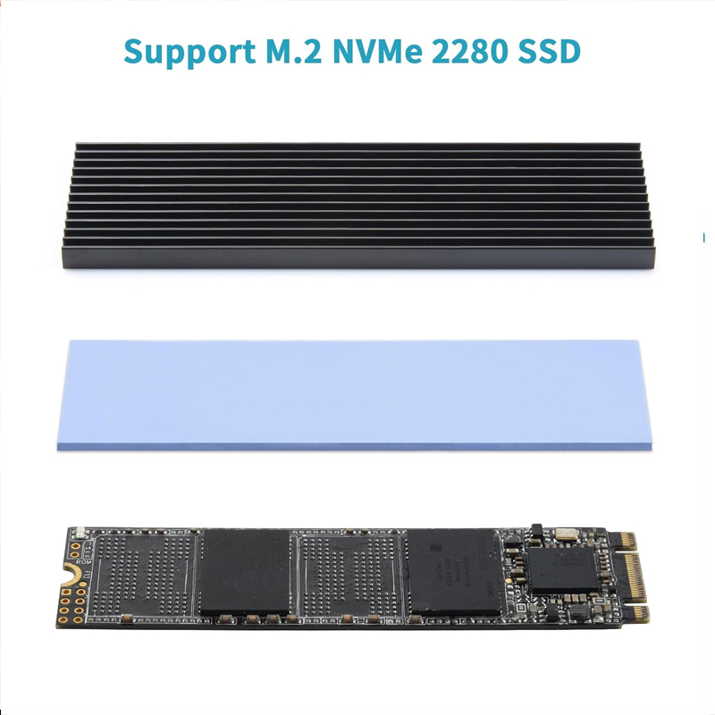 PCIe NVMe M.2 2280 SSD Aluminu - огляд і ціна M.2 Ssd Heatsink