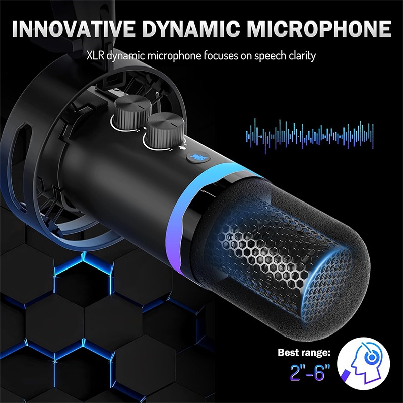 USB Gaming Microphone with Boo - огляд і ціна Monitor Stand