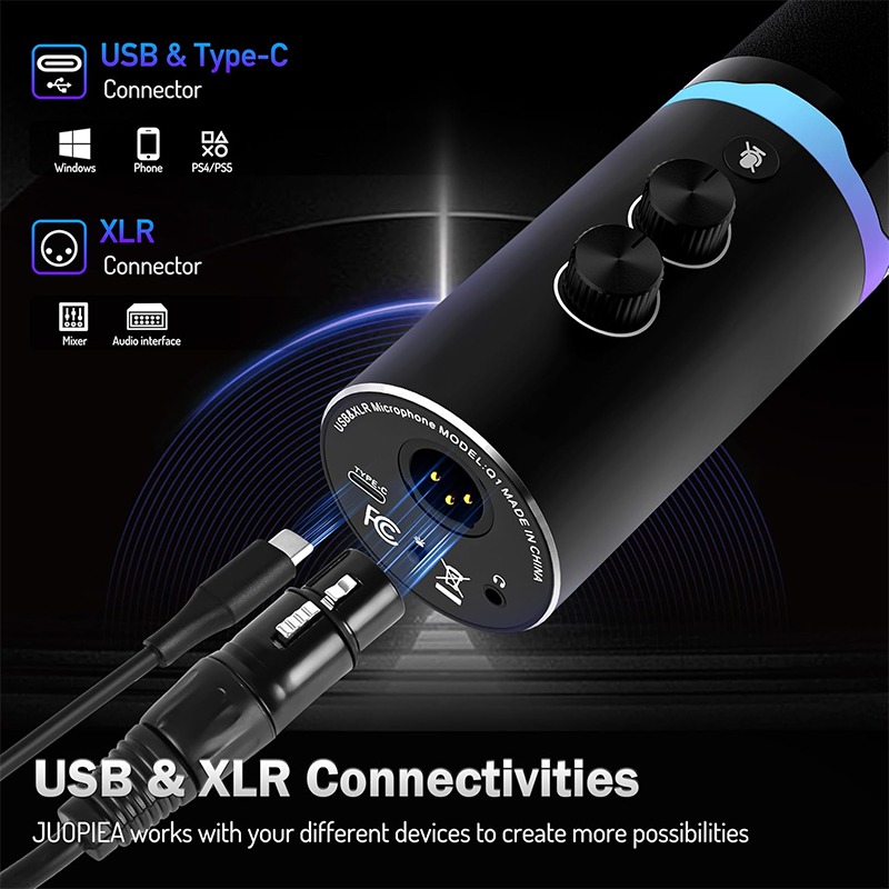 USB Gaming Microphone with Boo - огляд і ціна Monitor Stand